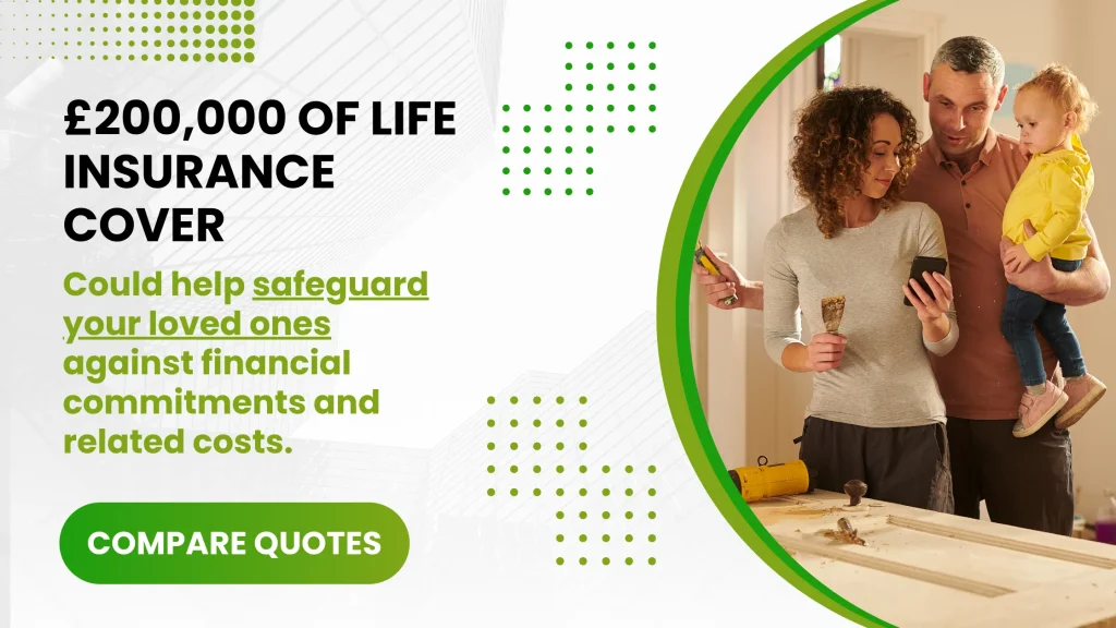 £200,000 life insurance policy from Claybrooke