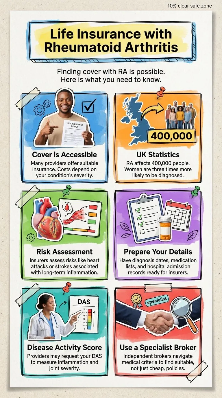 Does life insurance cover rheumatoid arthritis?